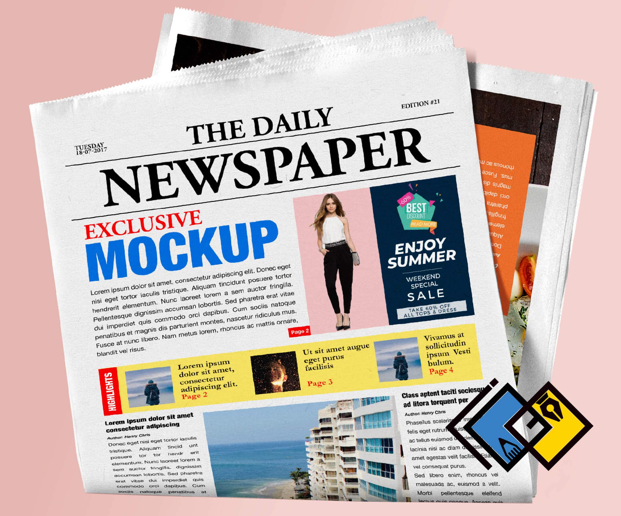 Newspaper Ad Design Service, Creative Newspaper Ad Designing Service