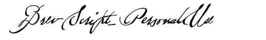 New Signature Fonts Design