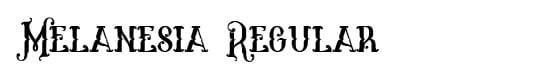 Melanesia Regular Typographic Logo Design Service For India