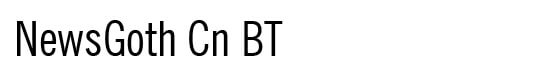 NewsGoth Cn BT Update Ornament Logo Design Service