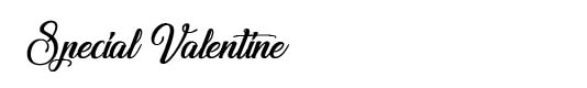 Special Valentine Calligraphy Logo Design NY