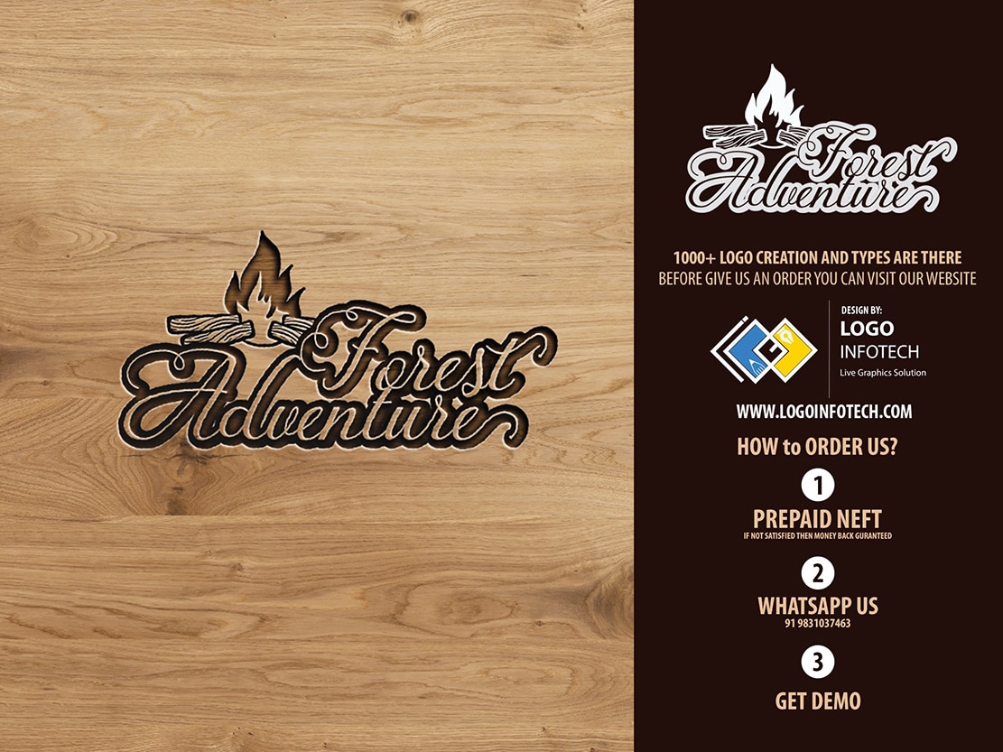 wooden Logo Design Service