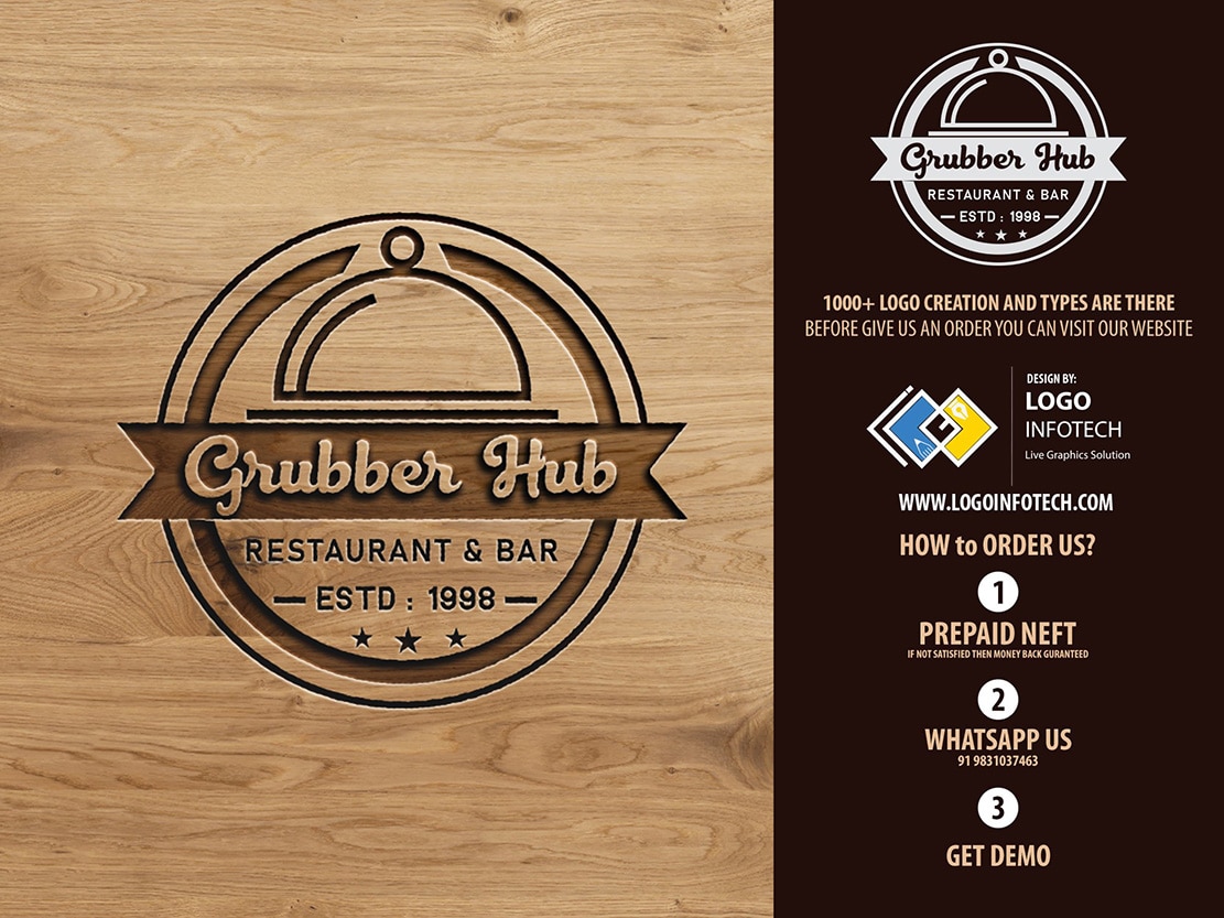 wooden Logo Design Service