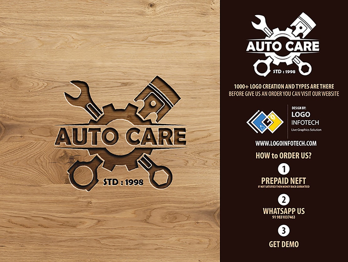 wooden Logo Design Service