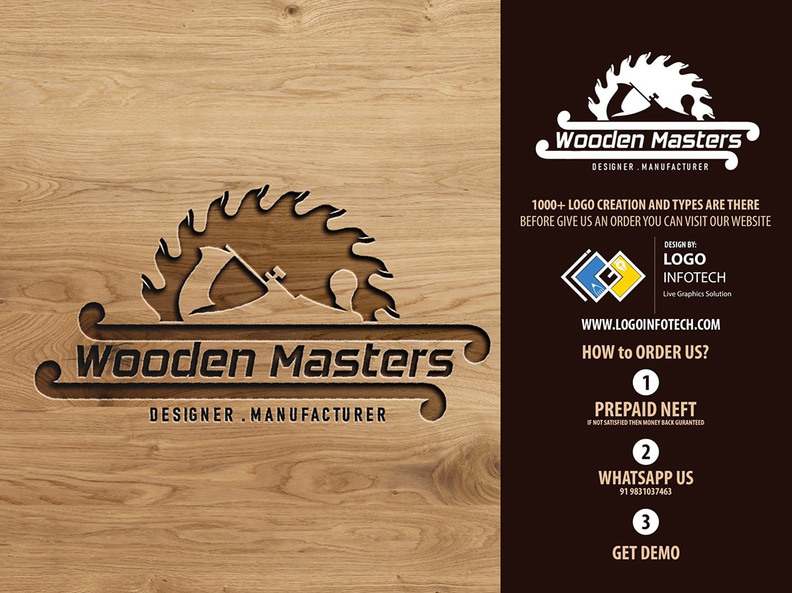 wooden Logo Design Service