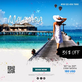 Travel Agency Social Media Post Design Ideas for Marketing