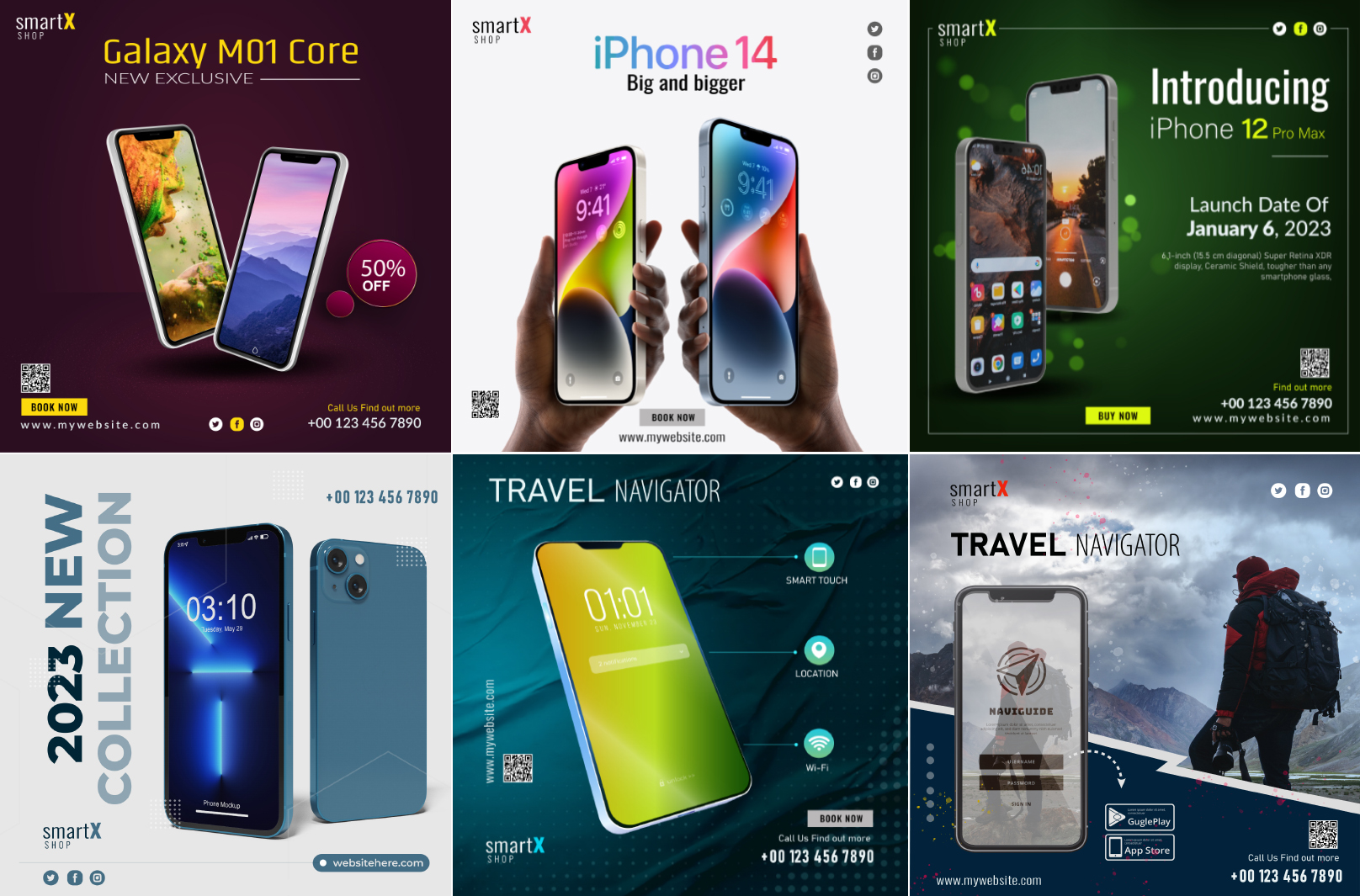 Creative Mobile Phone Banner Design