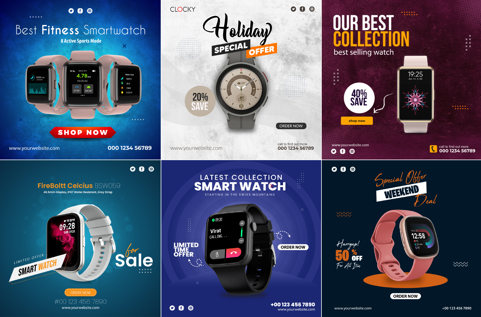 Smart Watch Banner Design