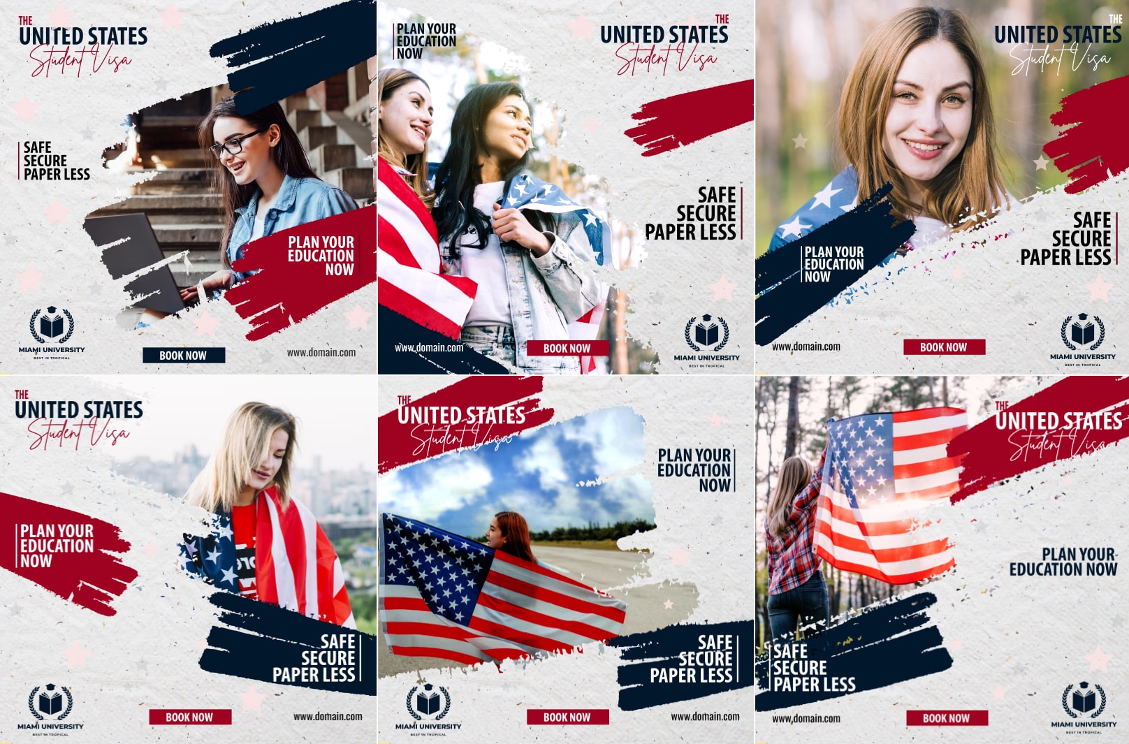 Visa Company Banner Design Visa Company Banner Design